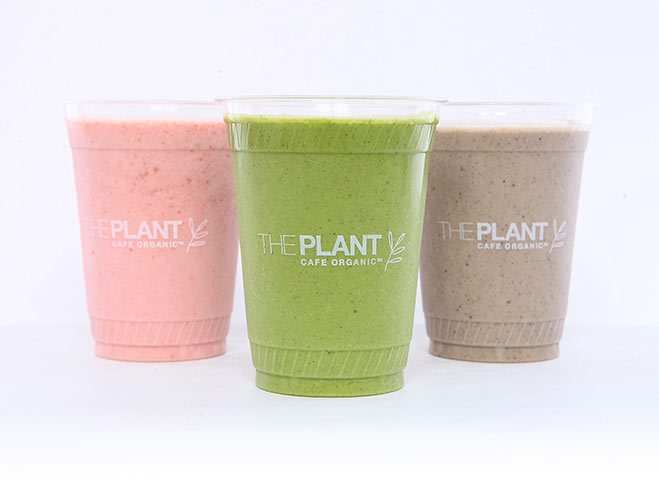 all-organic plant-based smoothies at The Plant Cafe Organic San Francisco