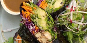 Beloved Cafe NYC nutrient-dense Rainbow Nori Wrap