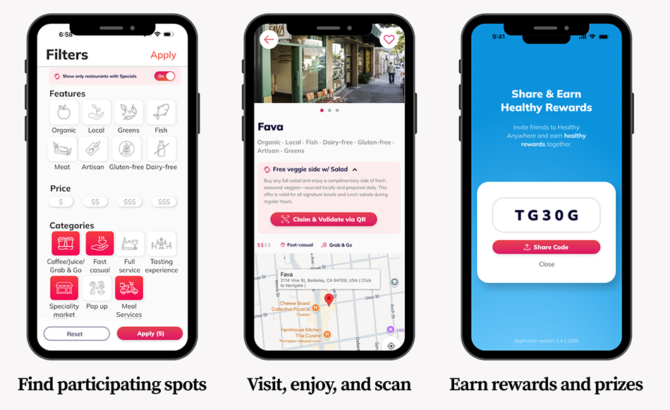 New Features coming for Healthy Dining week!